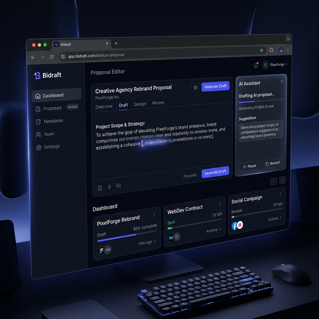 Bidraft Web App